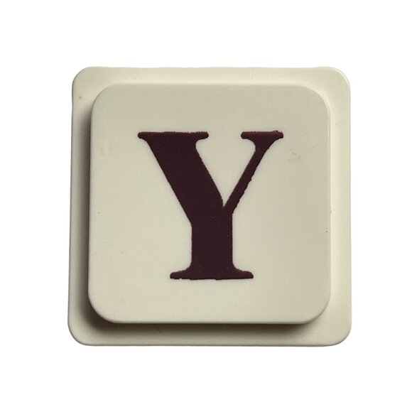 UpWords 3D Letter Y Tile Replacement Stacking Word Game Piece 1988 Edition u Vin - Picture 1 of 2